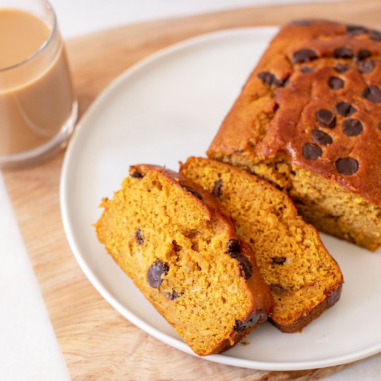 Picture of chocolate chip pumpkin loaf